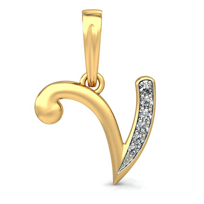 "V Diamond Pendant - TPD10212519 - Click here to View more details about this Product